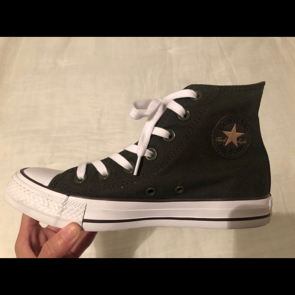 High top Converse - army green